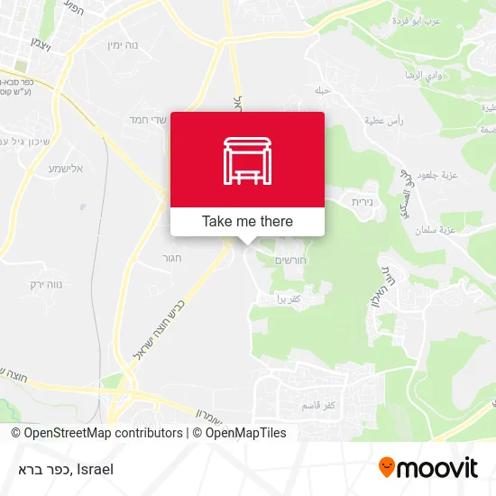 Карта כפר ברא