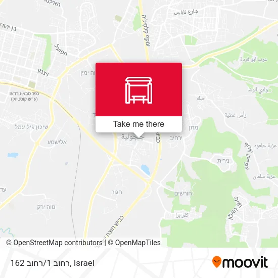 Карта רחוב 1/רחוב 162
