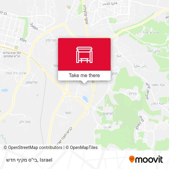 בי''ס מקיף חדש map