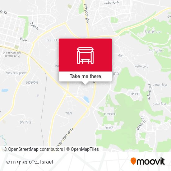 בי''ס מקיף חדש map