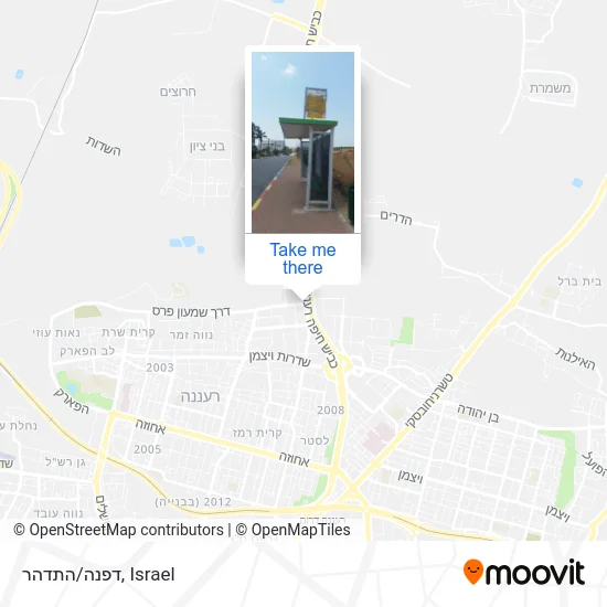 Карта דפנה/התדהר