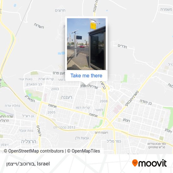 Карта בורוכוב/וייצמן