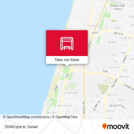 Карта יוניצמן/2040