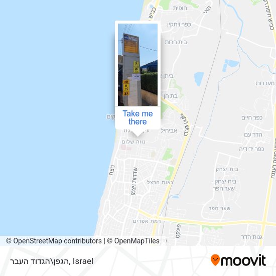 הגפן\הגדוד העבר map