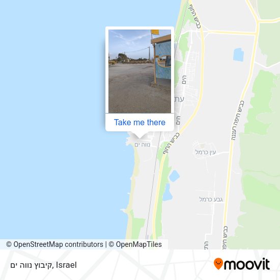 קיבוץ נווה ים map