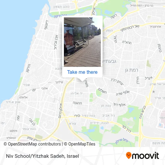 Niv School/Yitzhak Sadeh map