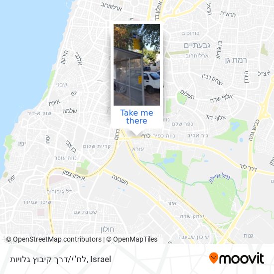 לח''י/דרך קיבוץ גלויות map