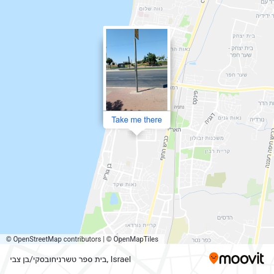 בית ספר טשרניחובסקי/בן צבי map