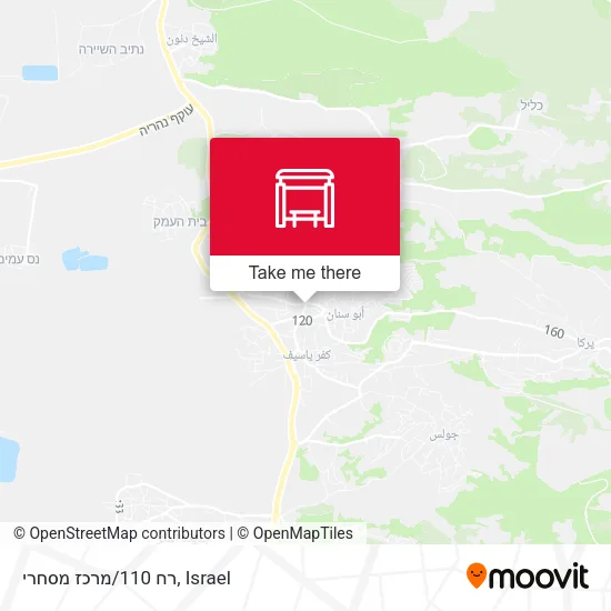 Карта רח 110/מרכז מסחרי
