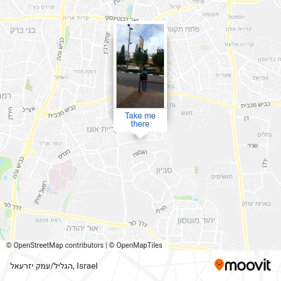 Карта הגליל/עמק יזרעאל