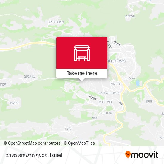 מסעף תרשיחא מערב map