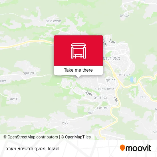 Карта מסעף תרשיחא מערב
