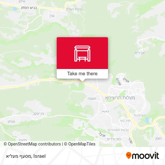 Карта מסעף מעליא