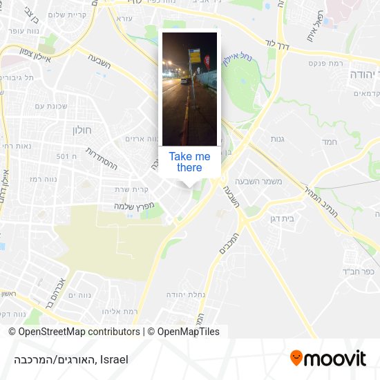 האורגים/המרכבה map