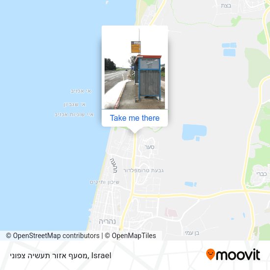 מסעף אזור תעשיה צפוני map