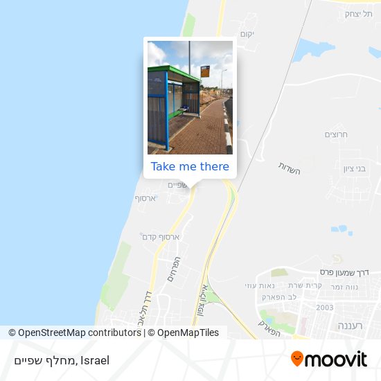 מחלף שפיים map