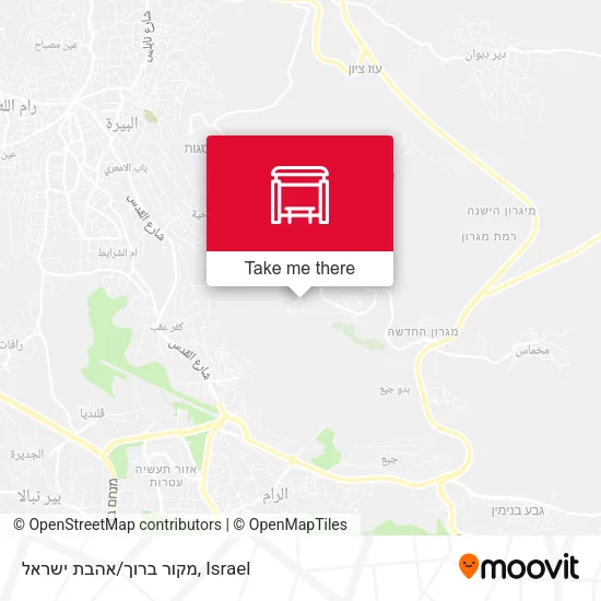 Карта מקור ברוך/אהבת ישראל