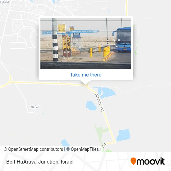 Beit HaArava Junction map