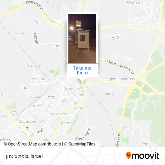 צומת גינתון map