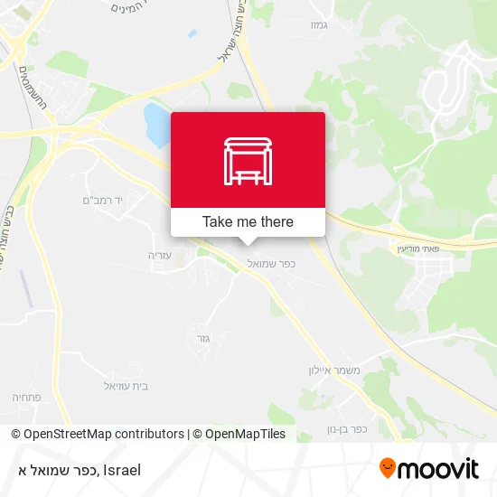 Карта כפר שמואל א