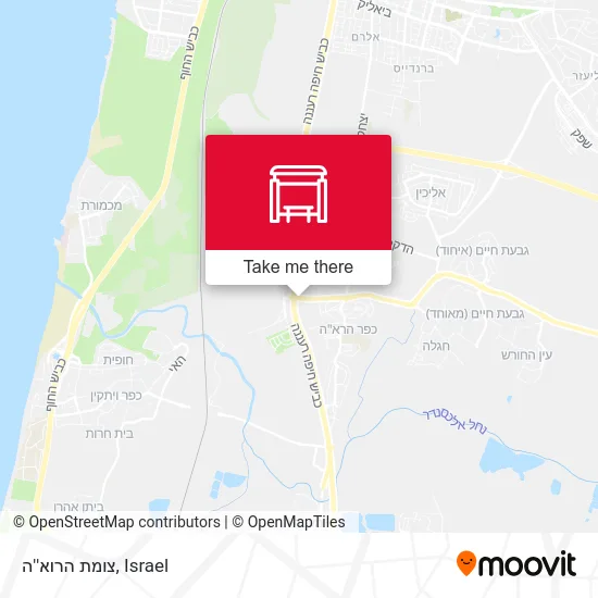 Карта צומת הרוא''ה