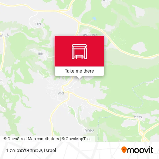 Карта שכונת אלמנסורה 1
