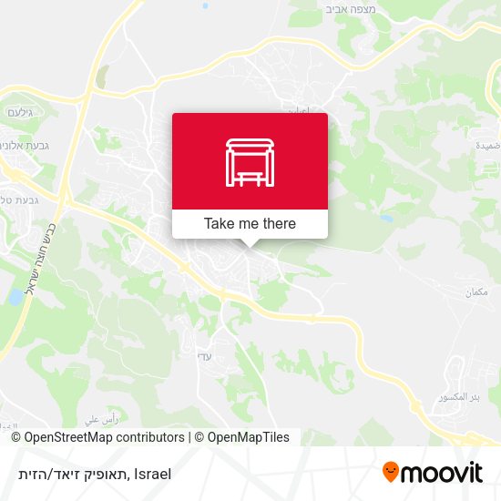 תאופיק זיאד/הזית map