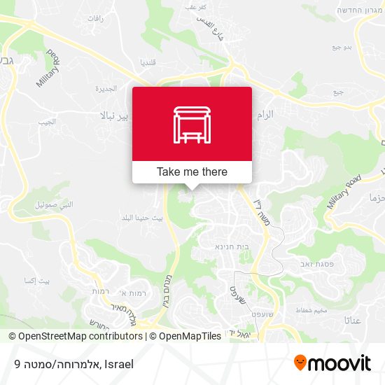 אלמרוחה/סמטה 9 map