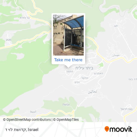 קדושת לוי ד map