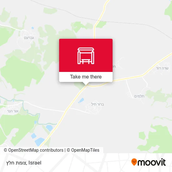 Карта צומת חלץ