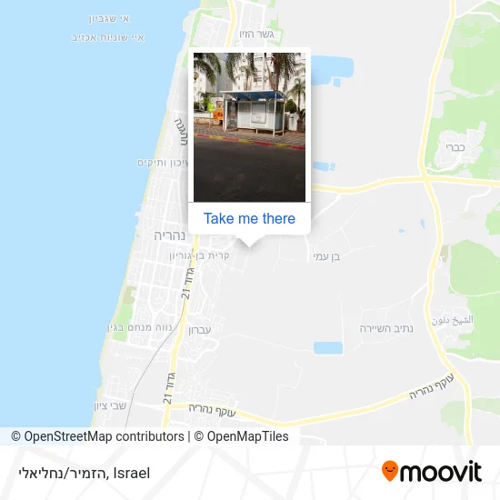 Карта הזמיר/נחליאלי