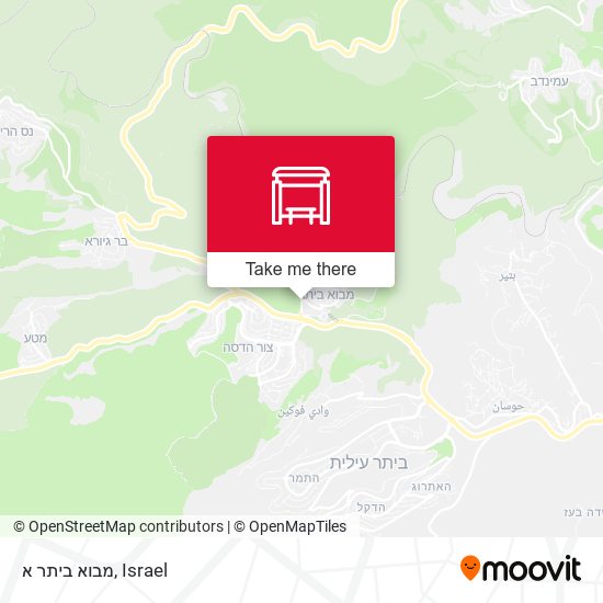 מבוא ביתר א map