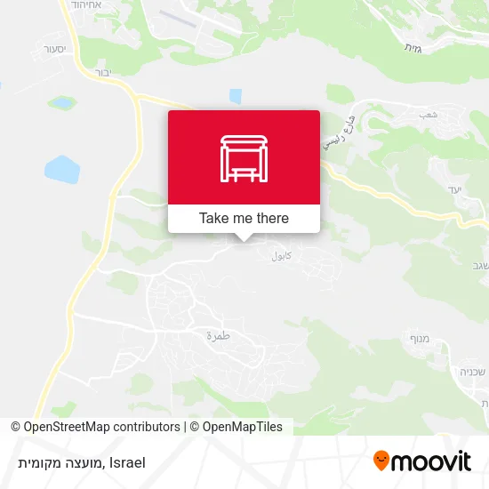 Карта מועצה מקומית