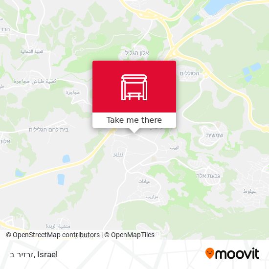 זרזיר ב map