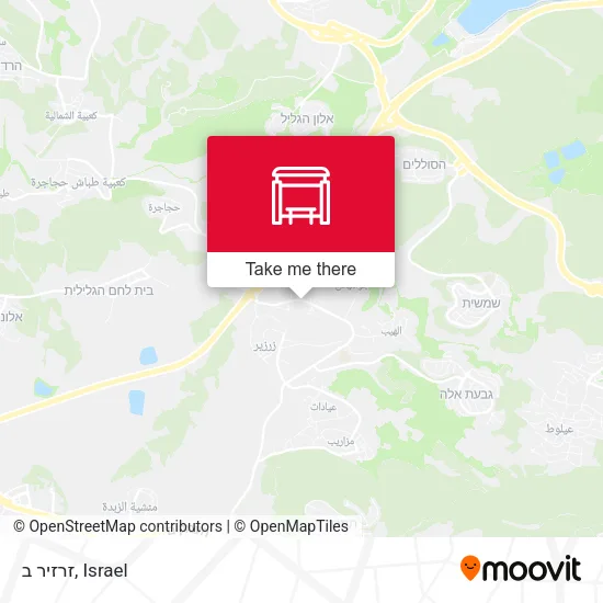 Карта זרזיר ב