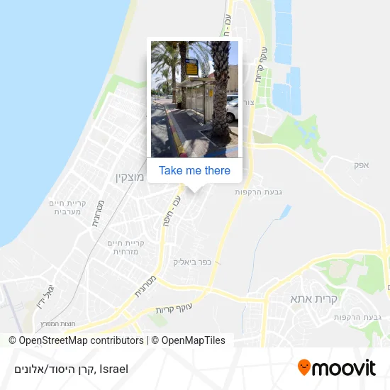 Карта קרן היסוד/אלונים