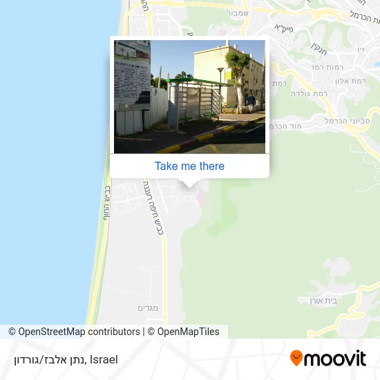 Карта נתן אלבז/גורדון