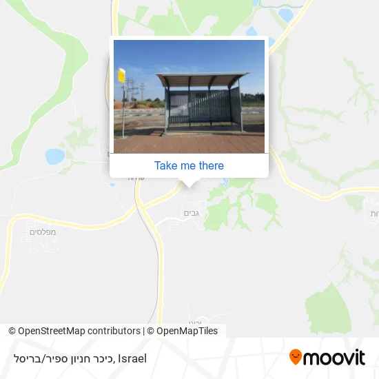 Карта כיכר חניון ספיר/בריסל