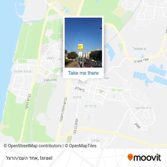 Карта אחד העם/הרצל