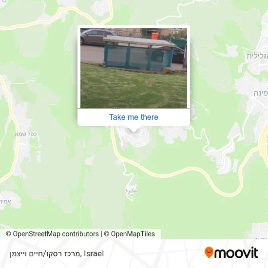 Карта מרכז רסקו/חיים וייצמן