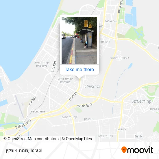 Карта צומת מוצקין
