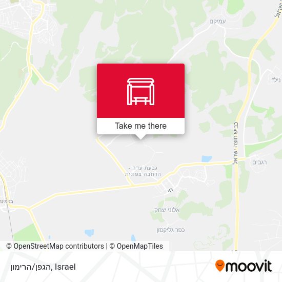 הגפן/הרימון map