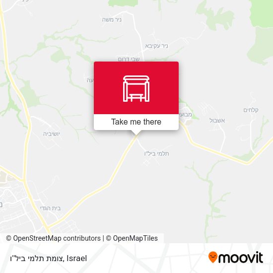 צומת תלמי ביל''ו map