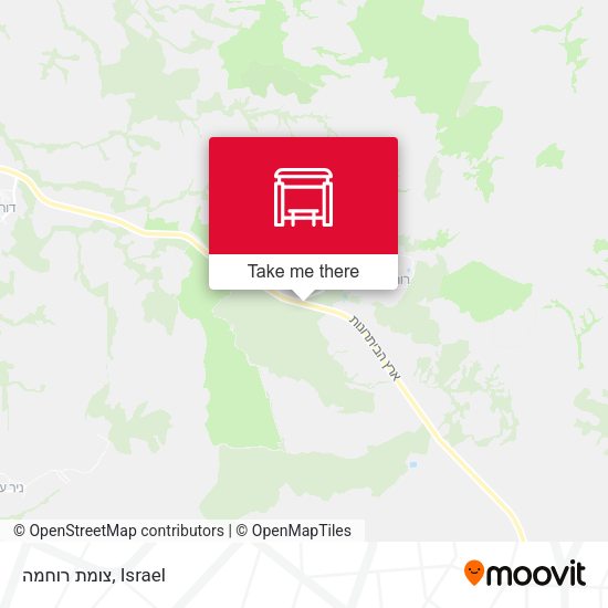 Карта צומת רוחמה