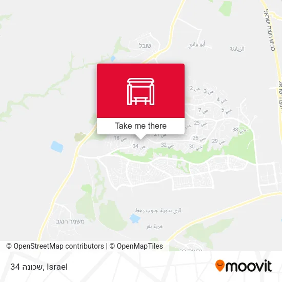 Карта שכונה 34
