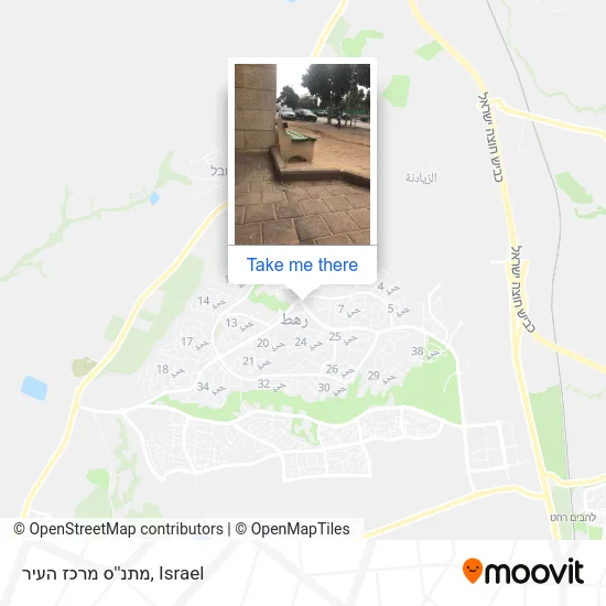 Карта מתנ''ס מרכז העיר