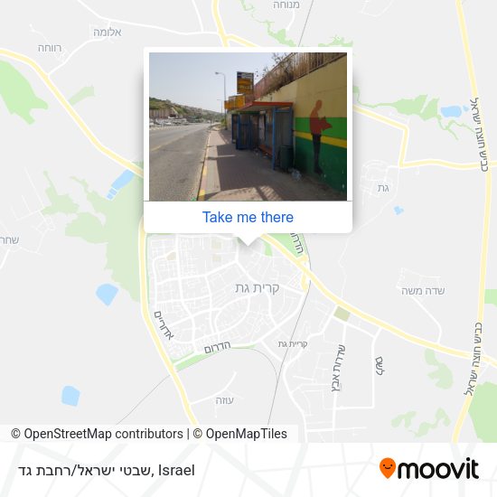 שבטי ישראל/רחבת גד map