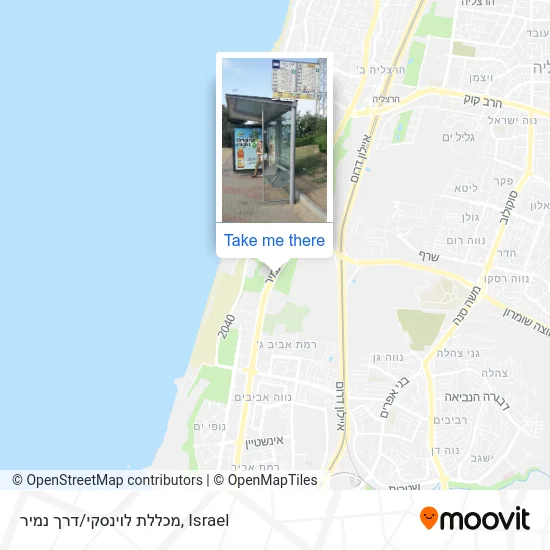 Levinsky College/Namir Road map