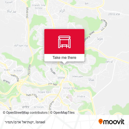 יקותיאל אדם/תמיר map