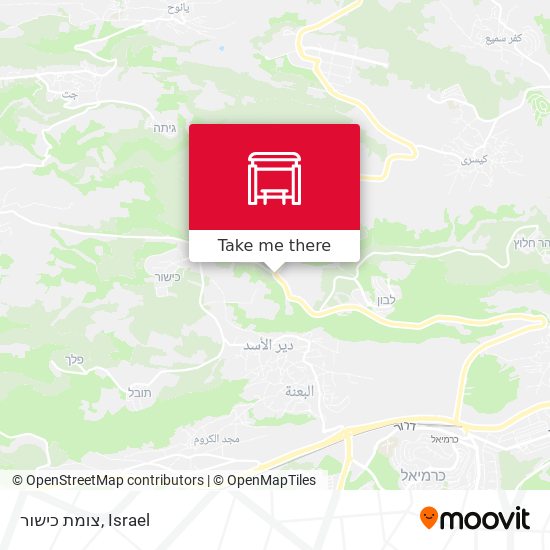 צומת כישור map